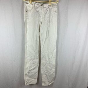 Escada white jeans
